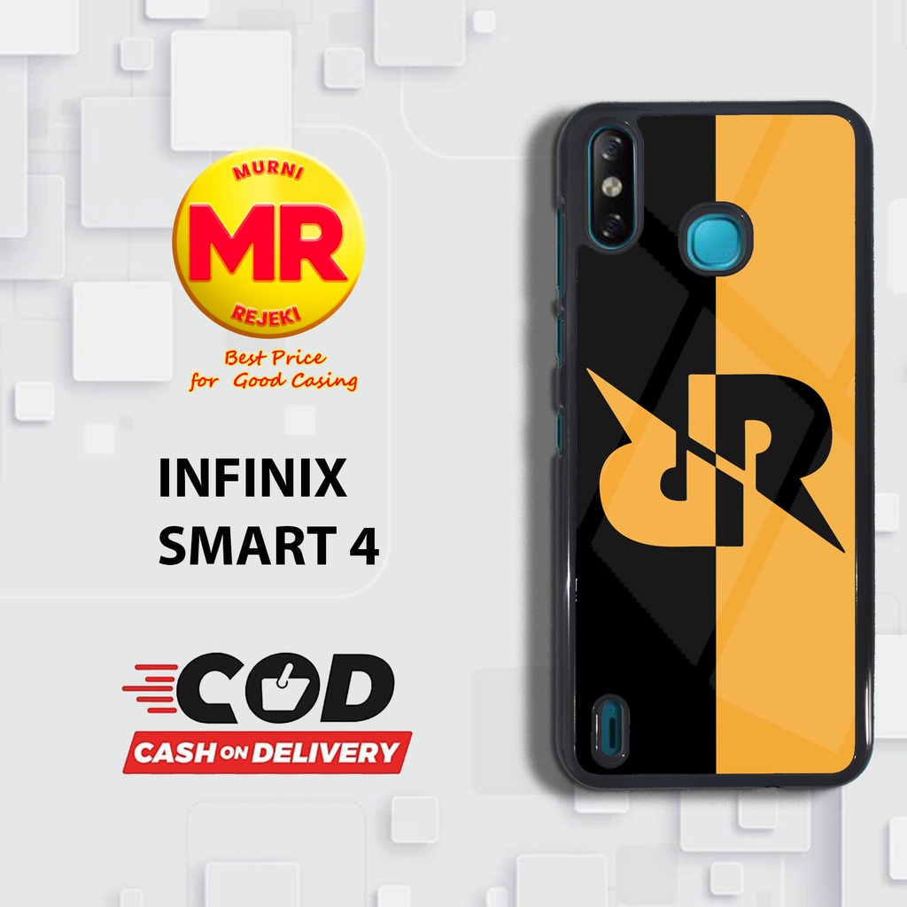 Case INFINIX SMART 4 MOTIF RRQ Casing Hardcase Premium Glossy 2D Terbaru Case Termurah WAJIB BACA DE
