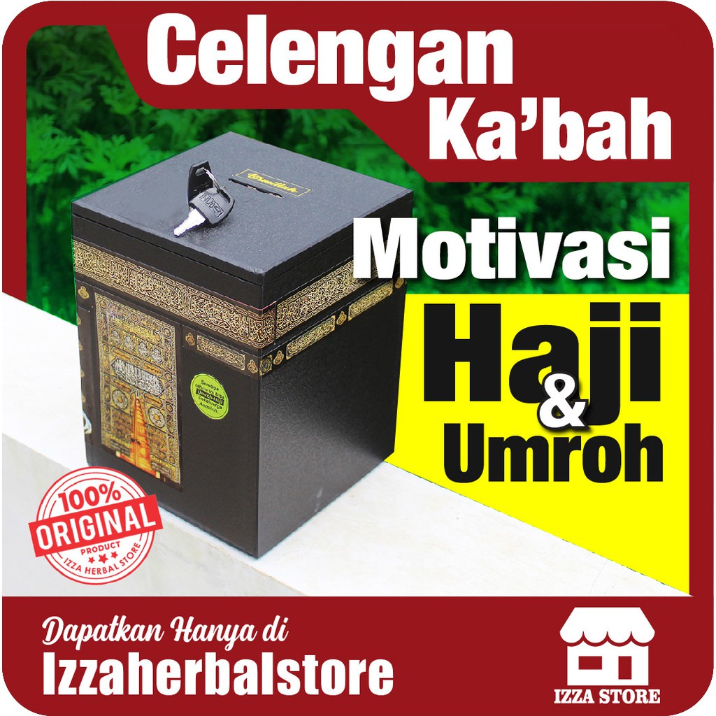 CELENGAN UMROH KECIL Celengan Kakbah Senang Menabung Souvenir Celengan Kakbah PREMIUM