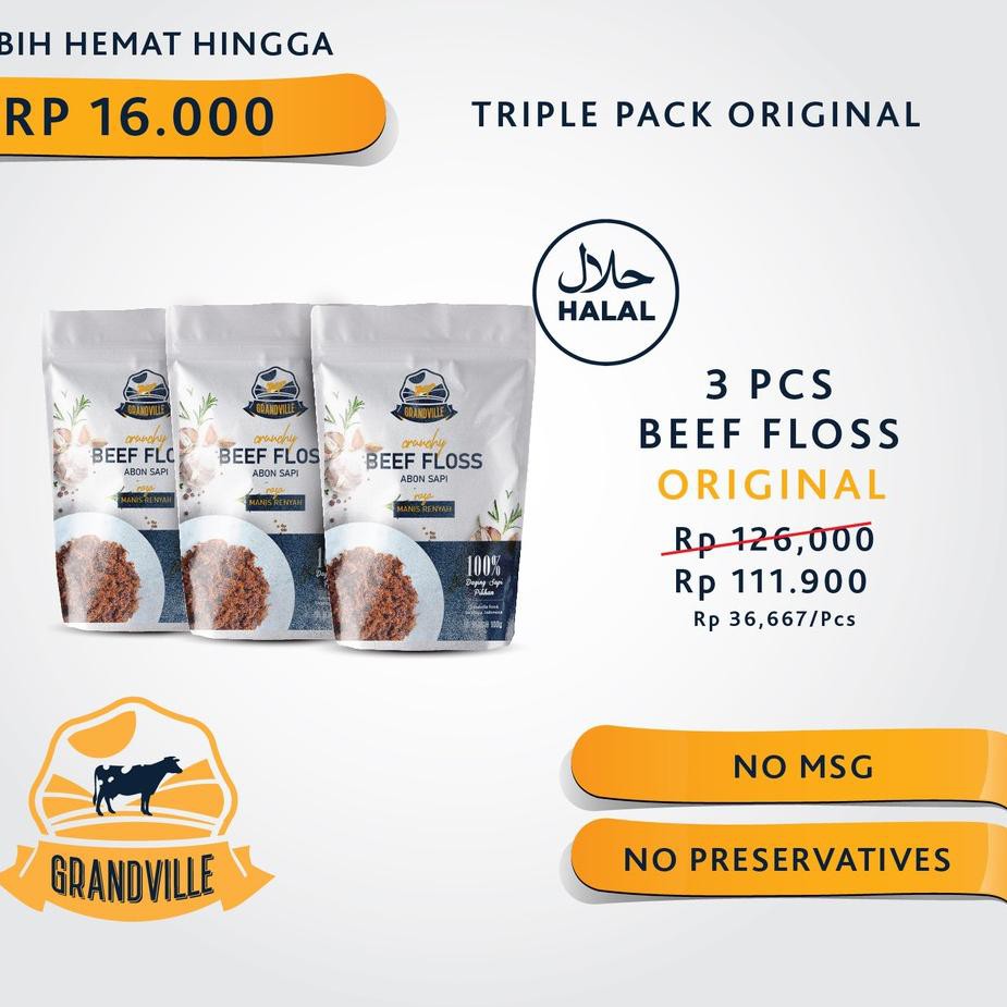 

➾CJ7 [PREMIUM] Grandville Abon SAPI Crunchy Triple Pack Original ❁ (Terupdate)
