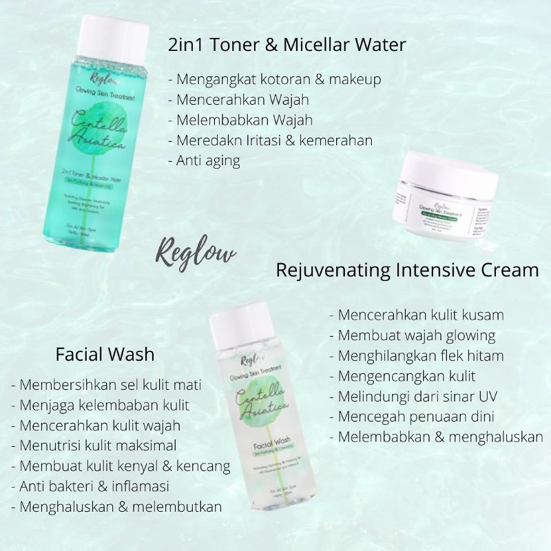 Skincare Facial Wash Reglow Glowing Skin 100ml - Sabun Wajah Pria Wanita / Sabun Jerawat / Facial Wash Acne / Cleansing Foam-3