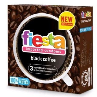 Kondom Fiesta Black Coffee Rasa Kopi Hitam