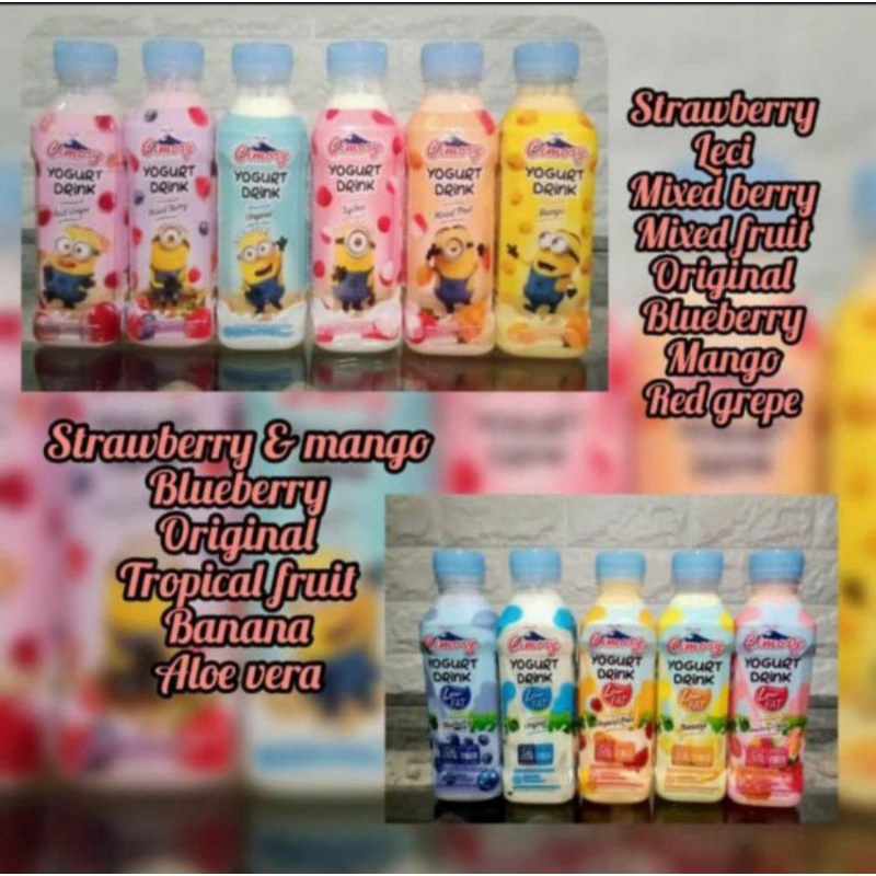 Cimory yogurt drink 250 ml varian lengkap bisa mix