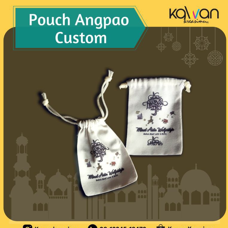 

PART 1-(10pcs)CUSTOM Pouch/Kantong Angpao Lebaran MURAH by KAWAN KREASIMU