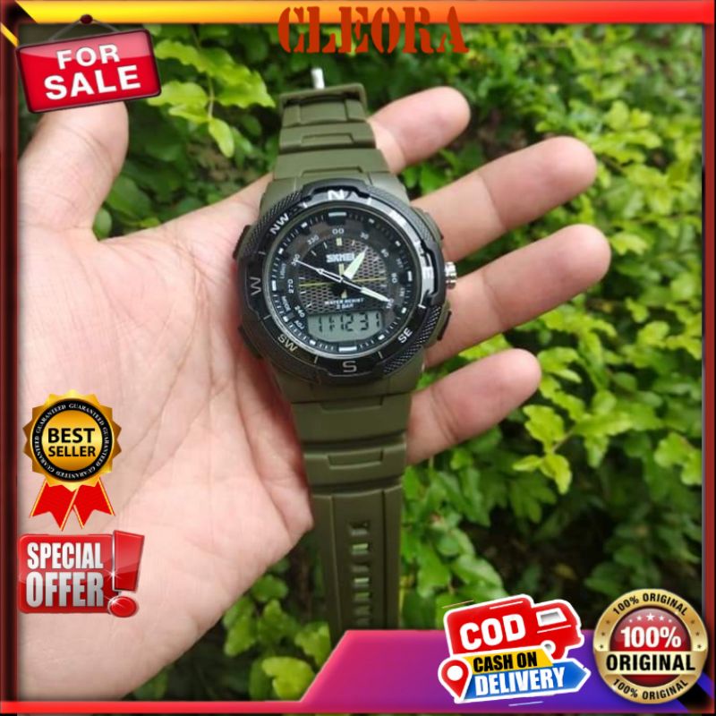 Jam Tangan Pria SKMEI Unisex Original Analog Digital Bahan Premium Tahan Anti Air Anak Muda Laki Lak