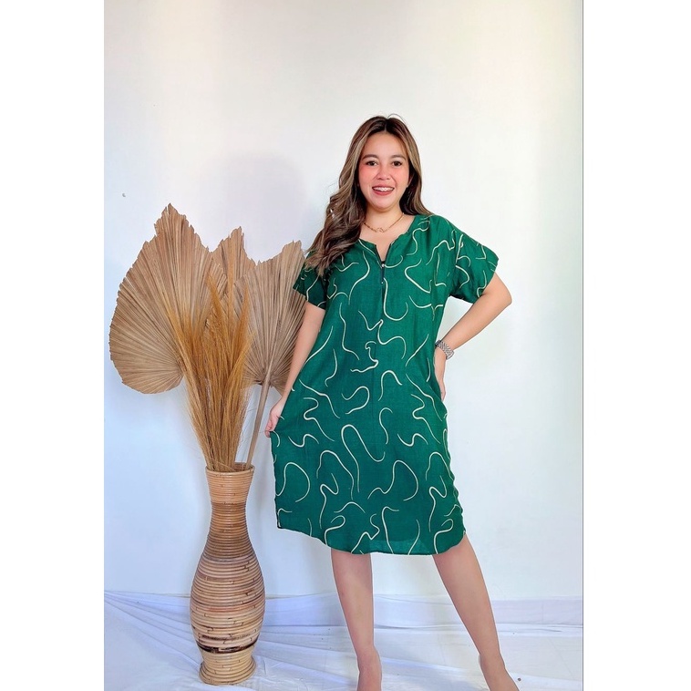 Daster Bali Busui-BSI - AURORA GREEN