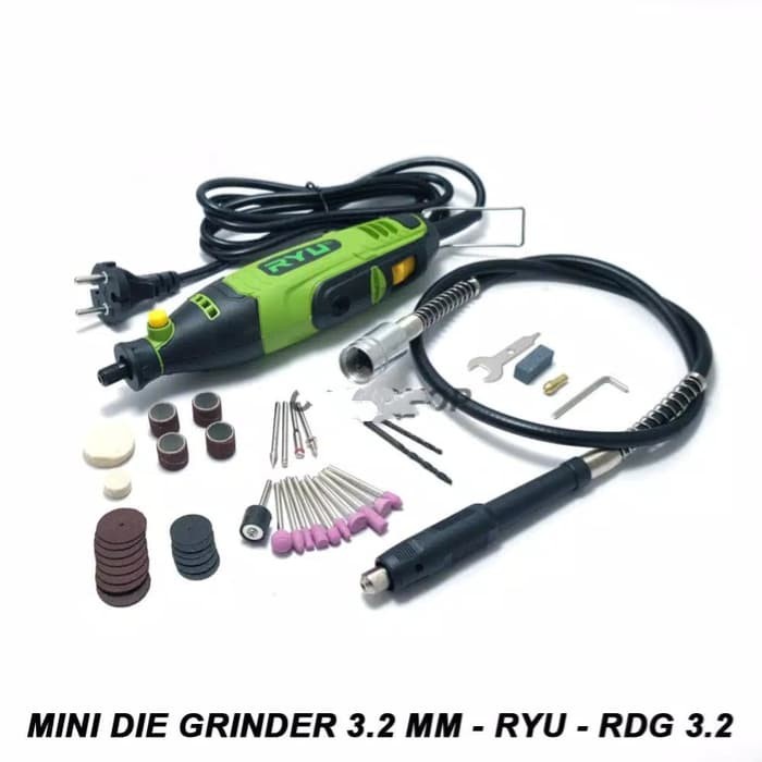 RYU Mini Die Grinder / Mesin Gerinda / Gerinda Botol / Tuner RDG 3.2