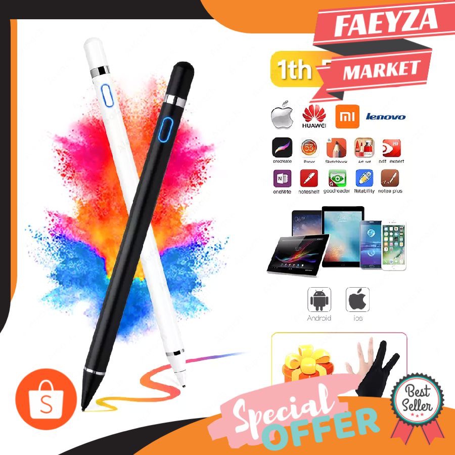 USB Stylus Pen Android Ios Tablets Active Capacitive High