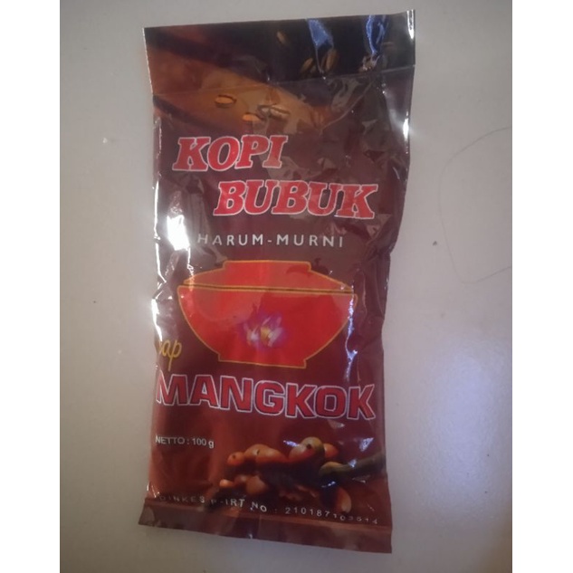 

Kopi Bubuk Cap Mangkok Khas Lampung Netto. 100g