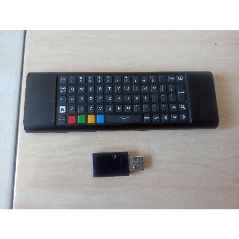 mini keyboard wireless remot mouse multi fungsi original