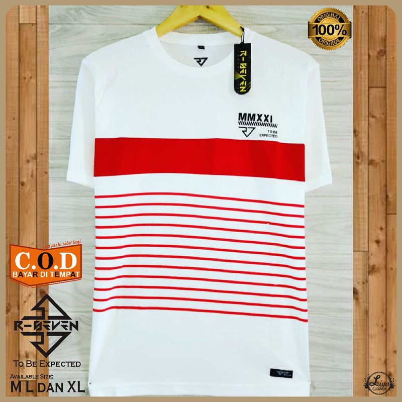 KAOS RSeven Original R-Seven RSVN R7 R-7 Pakaian Baju Distro Pria ORI Asli Bandung Branded Keren