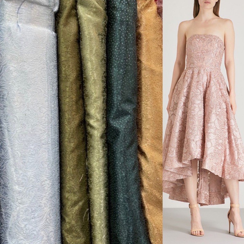 jaguar/ jacquard/jaguard glitter, bahan kebaya, gamis ,dress