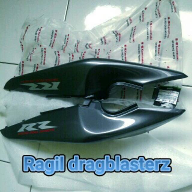 Cover body belakang new ninja rr grey 2015 original