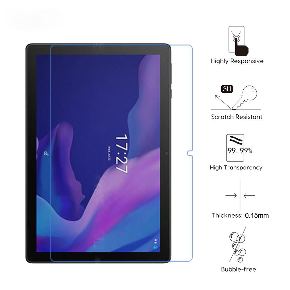 Pelindung Layar Tempered Glass Hd Bening Anti Air / Gores / Shock Untuk Tablet Alcatel 1t / 10 2020