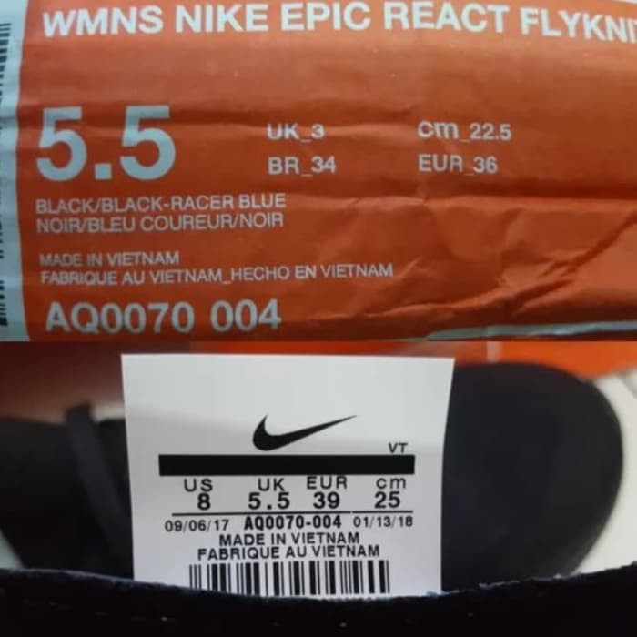 (T) TERLARIS sepatu sneaker Nike Epic React Racer Original - sneakers- sepatu sport