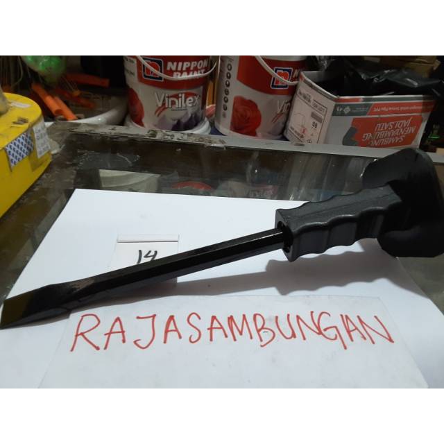 Pahat beton 12 inch toho masan chisel CRV black