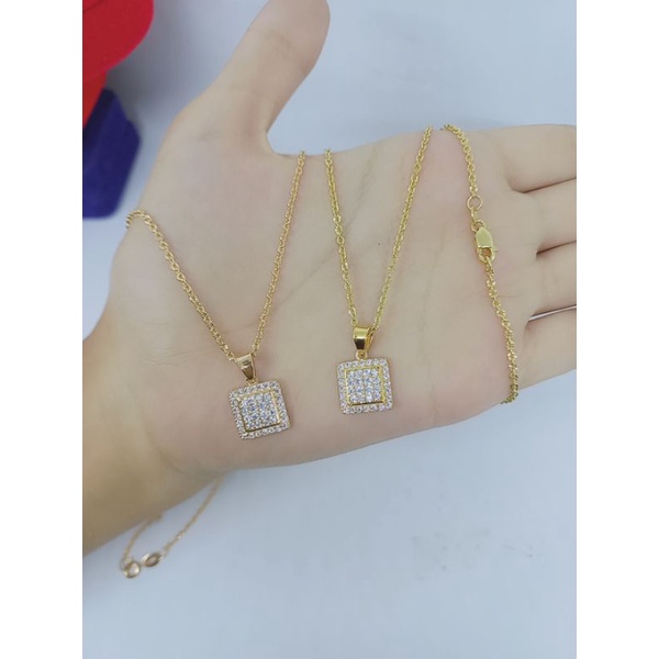 KALUNG PERAK ASLI LAPIS EMAS/KALUNG NORI UKIR+LIONTIN KOTAK MATA PUTIH FULL/KALUNG ASLI SILVER/KALUNG FASHION WANITA