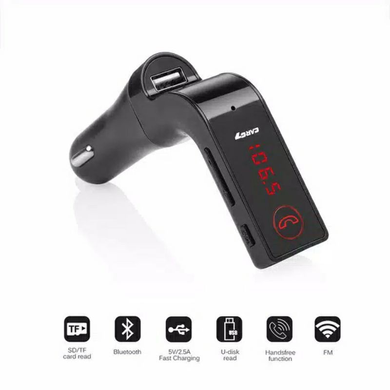 FM TRANSMITTER CAR G7 MODULATOR BLUETOOTH CAR CHARGER AUX MP3 USB Carg7