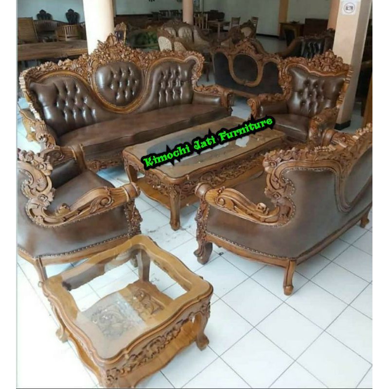 Kursi tamu virginia ramayana sofa tamu virginia ramayana kursi tamu mewah sofa tamu ukir jepara jati