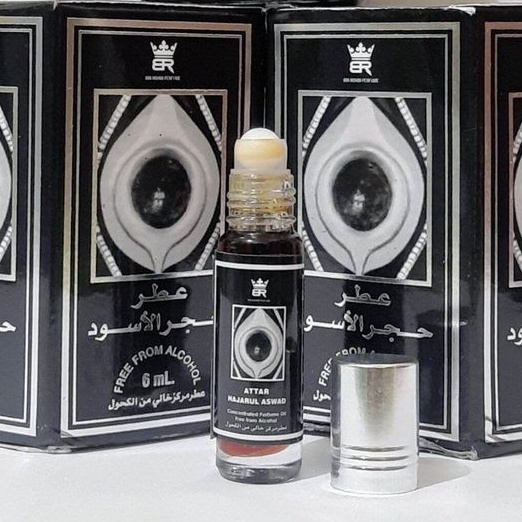 ATTAR HAJARUL ASWAD Parfum Kemasan 6ml Roll On Non Alcohol