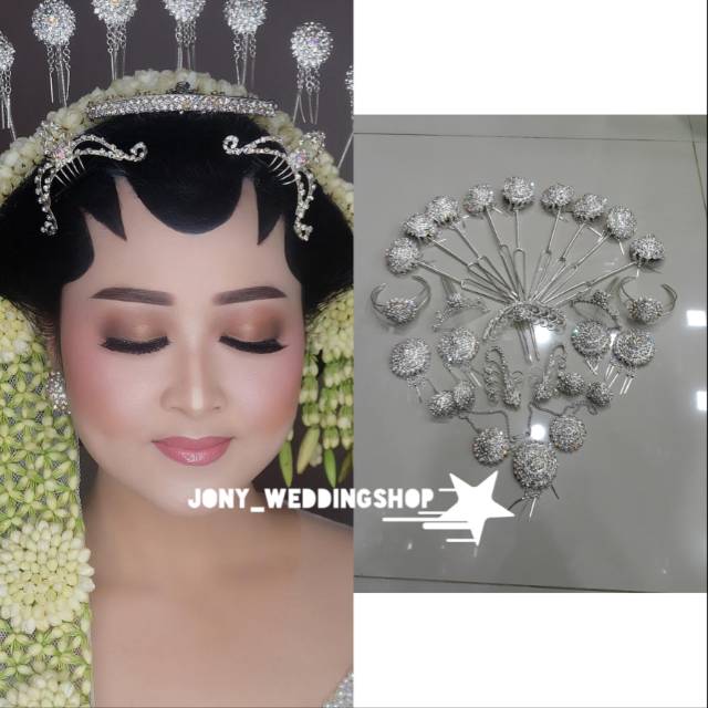Set Aksesoris Pengantin Solo Putri