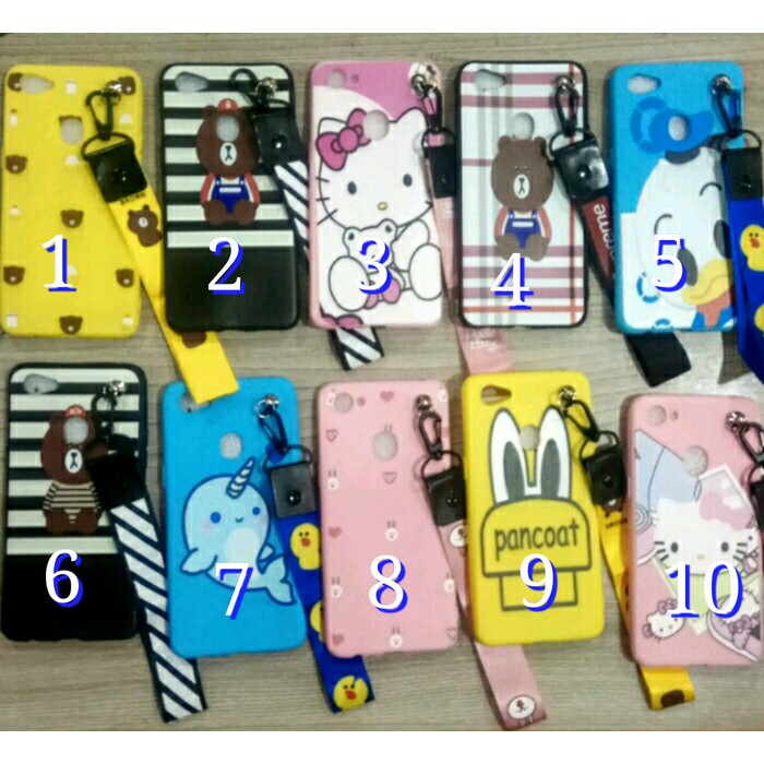 Ready! Vivo V9 Case Motif Pompurin Case V9 Motif Tali Case Karakter Tali V9