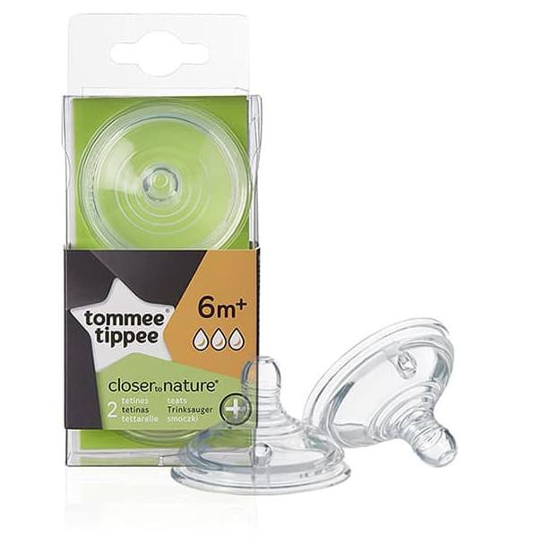 Tommee Tippee Vented Teat 6m - Dot Anti kolik - Empeng - nipple anak