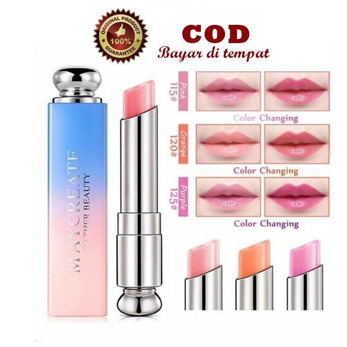 [ BISA BAYAR DI TEMPAT ] LIPSTIK MAYCREATE KOREA MURAH  - LIPSTIK