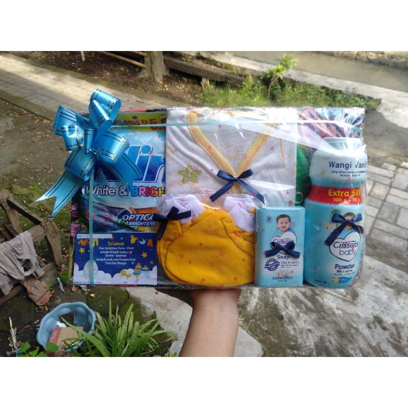 Parsel sambang bayi murah/wajib baca deskripsi/-Baju kuning