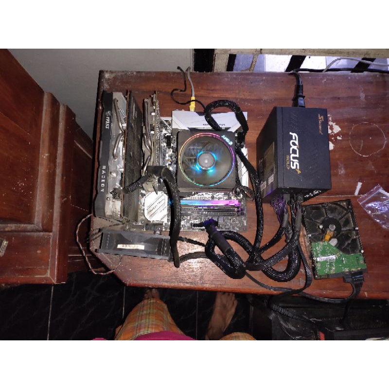 PC Mining Rx 5700 dan 1660 ti