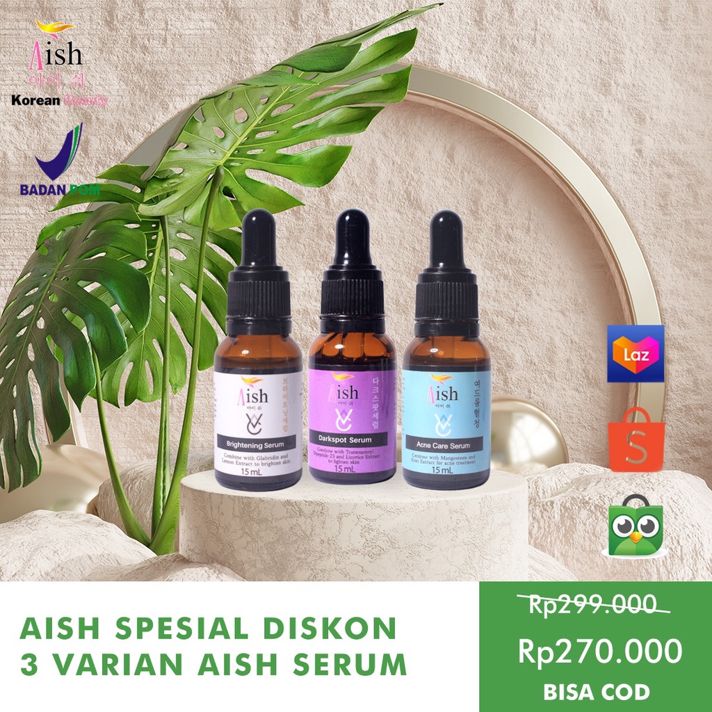 AISH SERUM ACNE/BRIGHTENING/DARKSPOT