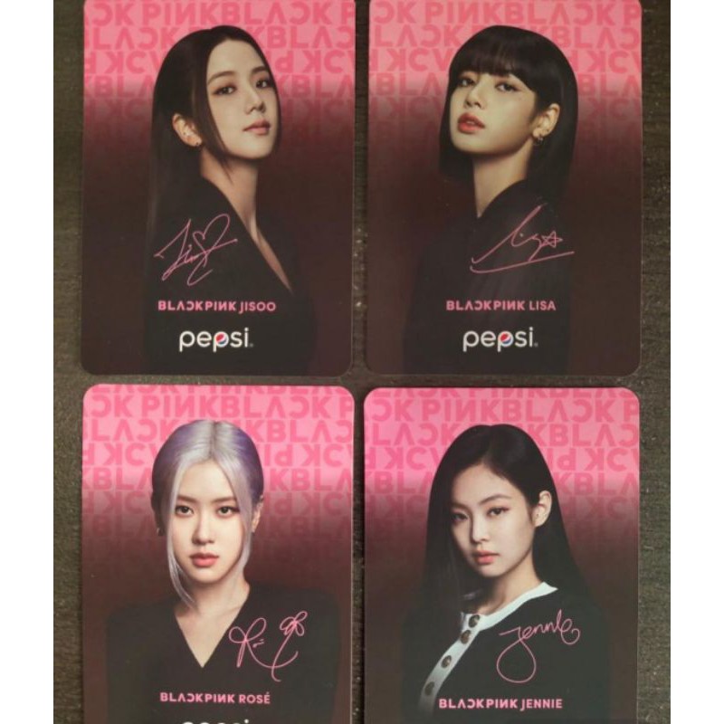 [BOOKED] BLACKPINK PEPSI PHOTOCARD