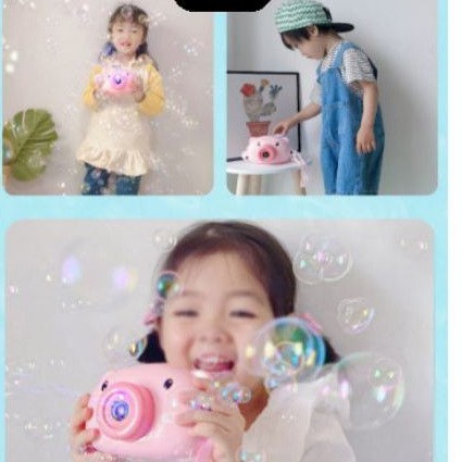 Bubble camera mainan balon sabun