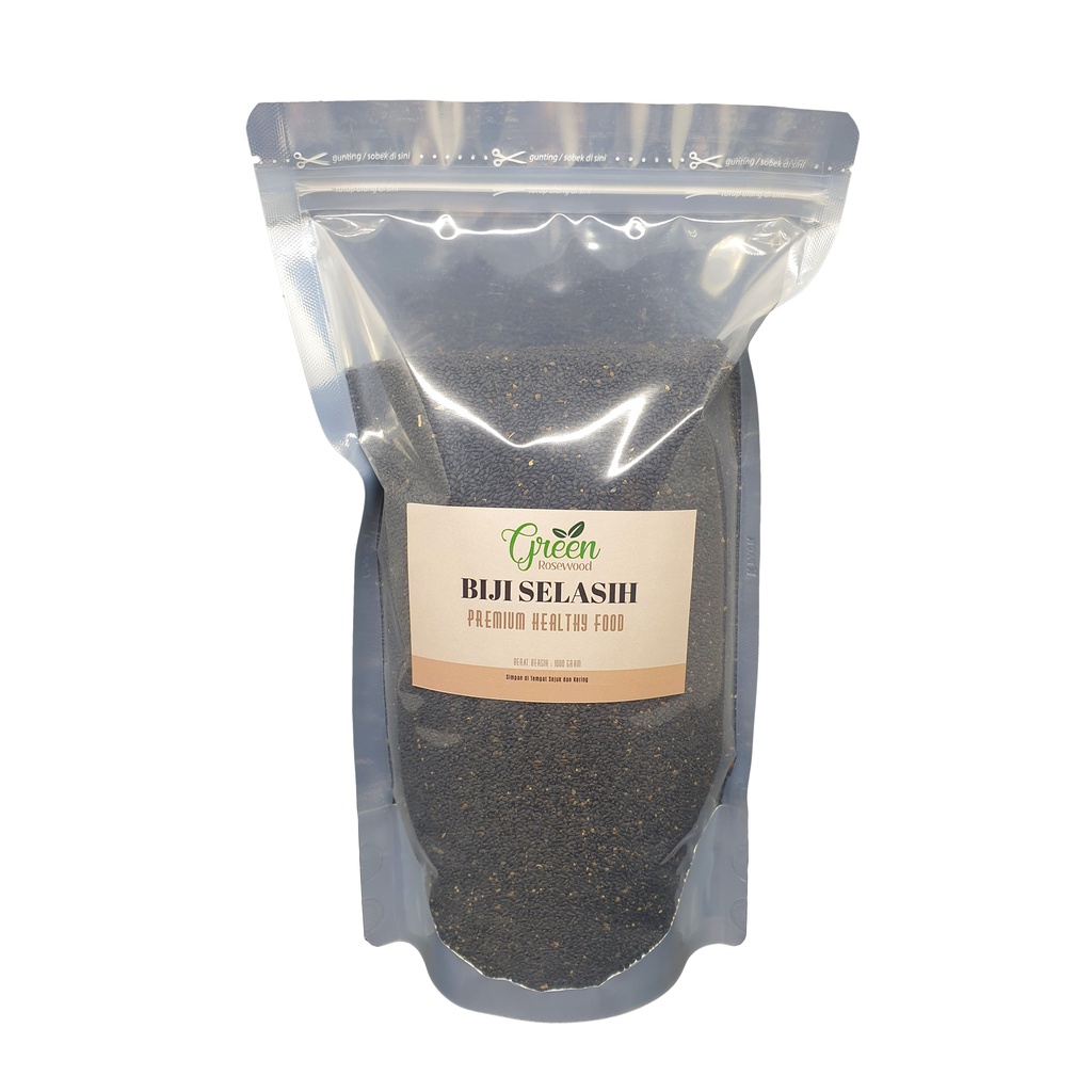 

BIJI SELASIH 1 KG PREMIUM - BASIL SEED 1000 GRAM - SELASIH 1000 GR