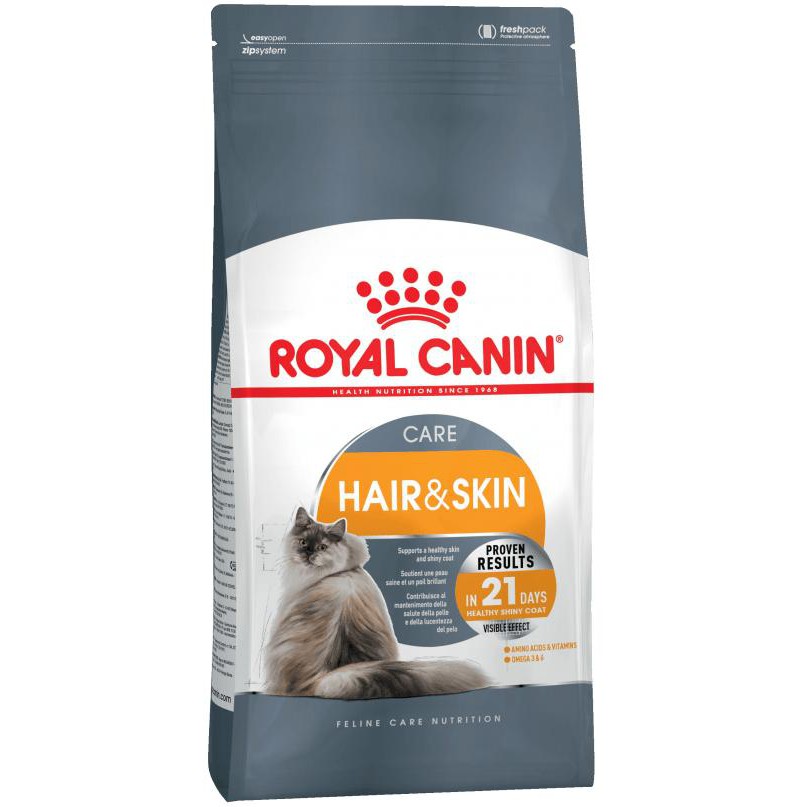 RC HAIR SKIN CARE 2 KG / Royal canin cat hair and skin / cat food / dry