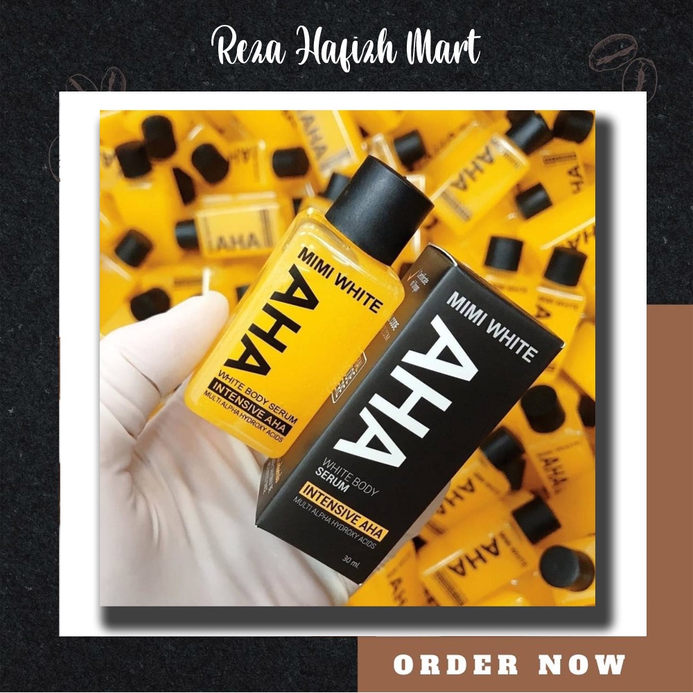 AHA MIMI WHITE SERUM ADA BARCODE SERUM PEMUTIH TUBUH ORI