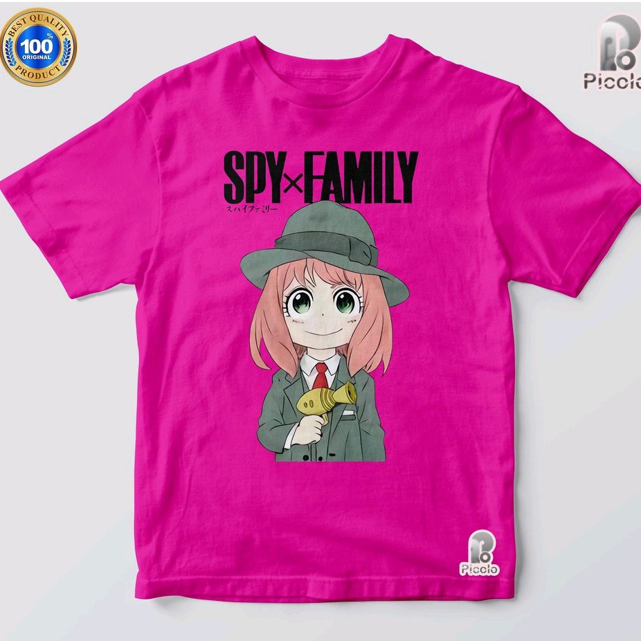 kaos anak anya forger Spy X Family atasan anak permpuan bahan premium