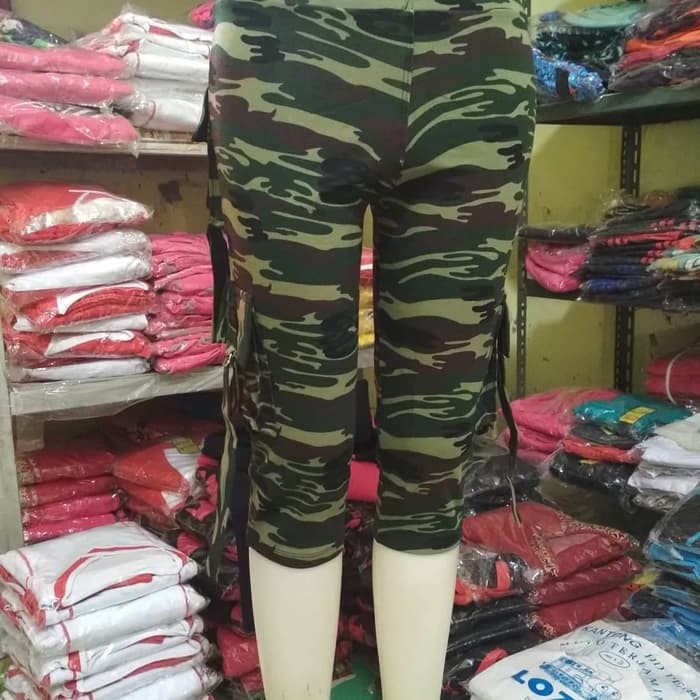Promo celana senam cargo army pendek Diskon