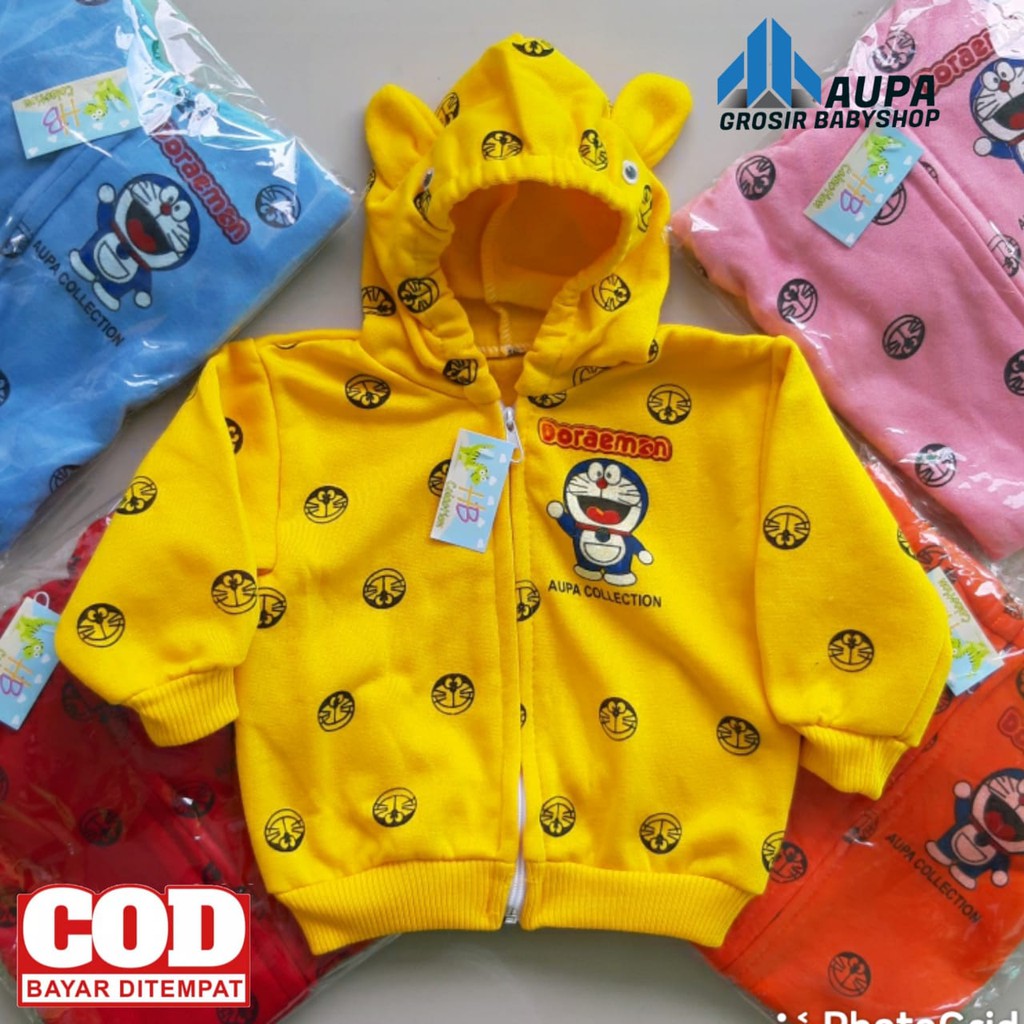 jaket bayi doraemon