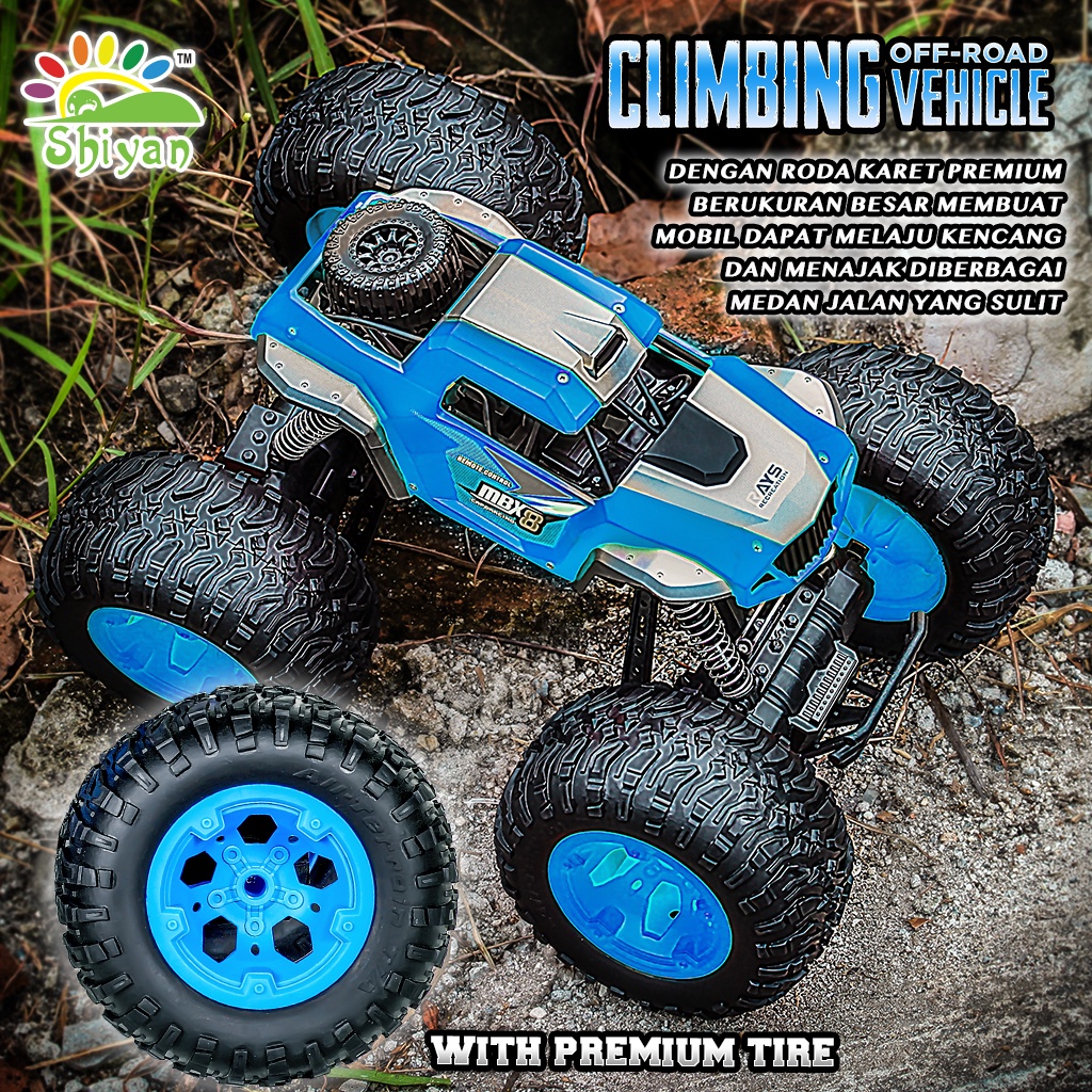 [Shiyan] mainan rc mobil strom riders remote control big monster truck produk terbaru model cas