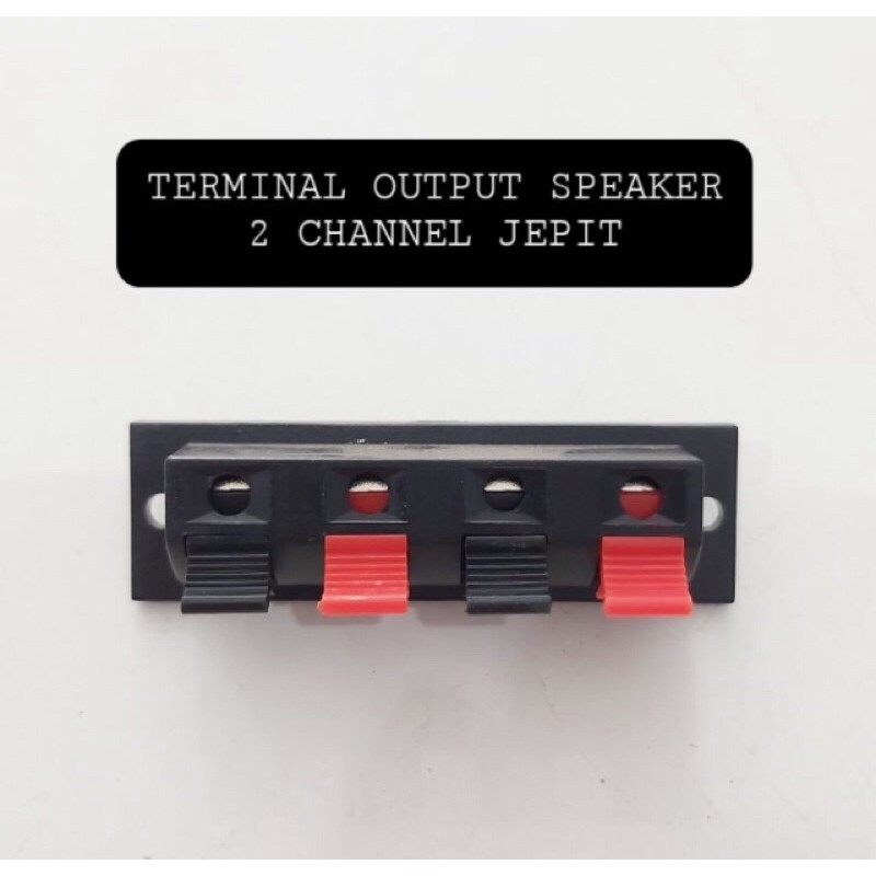 Terminal Output Speaker Jepit Plastik