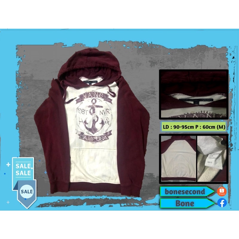 Hoodie Vans x Off White Vantage Full Tag