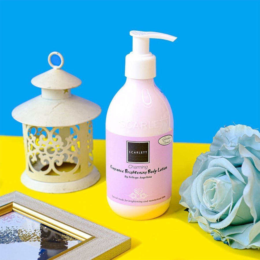 SCARLETT Whitening Body Lotion / Shower / Scrub  Pemutih Kulit  BPOM  Original