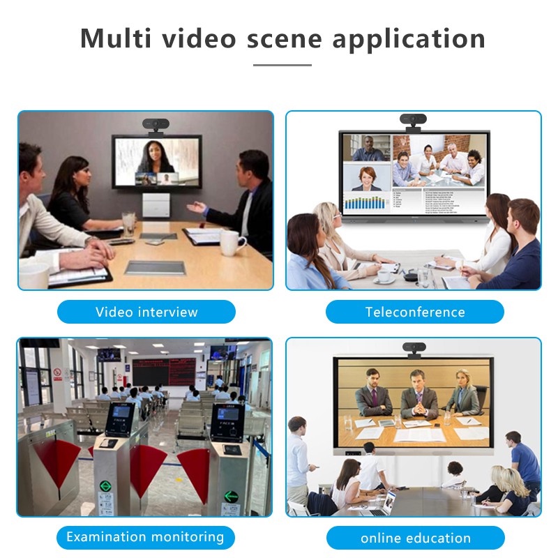 Usb Webcam Camera 1080P Full Hd With Microphone IP Camera Webcast Live Broadcast Video Meeting Camera