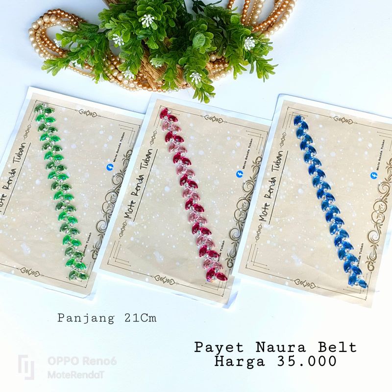 Payet Naura Belt | Payet Kristal jahit