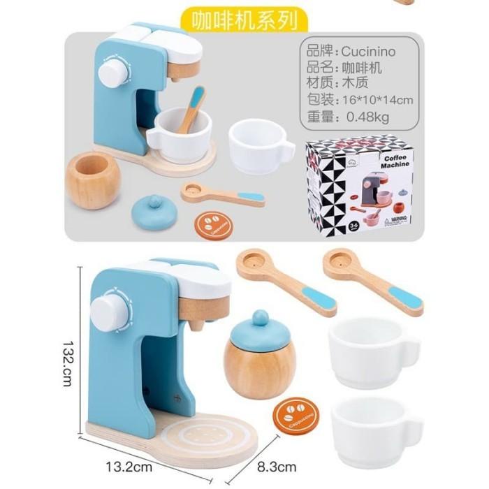 kitchen toys - mainan masak2an kayu - dapur kayu anak - toaster kayu