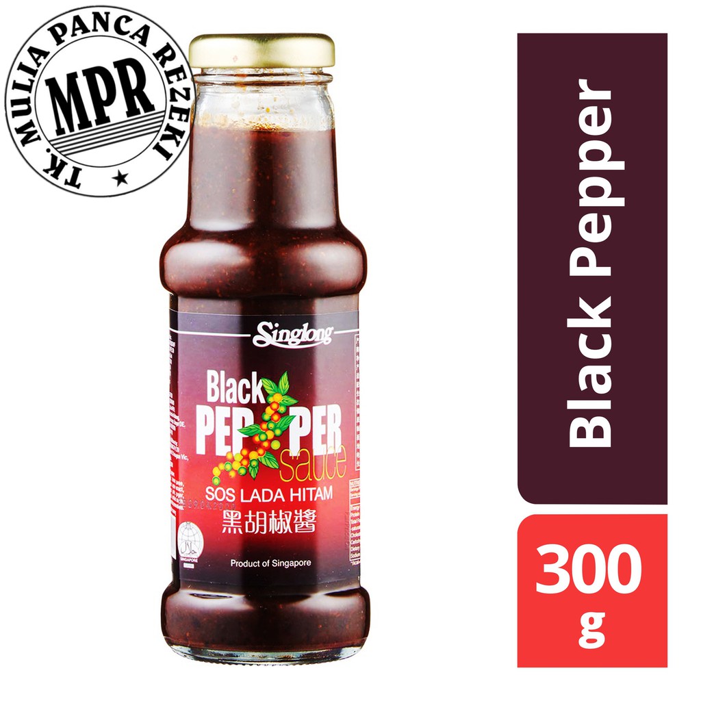 

Singlong Sauce Saos Black Pepper Lada Hitam 300gr