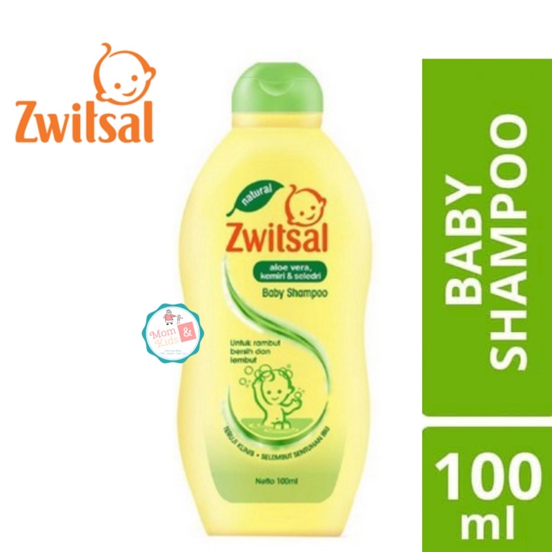 Zwitsal Baby Shampoo Aloe Vera Kemiri &amp; Seledri 100ml | Shampo Bayi