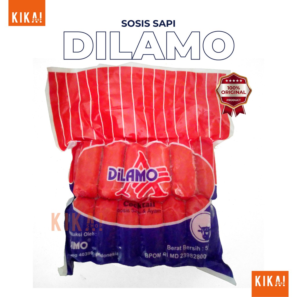 

Frozen Food Bandung Sosis Sapi Dilamo Cocktail 500 gr