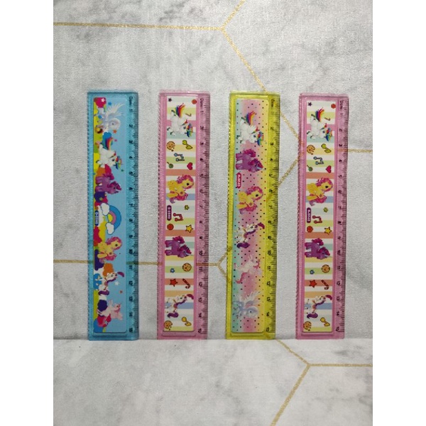 

penggaris anak sekolah karakter little pony murah 15cm