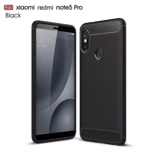 SOFTCASE REDMI NOTE 5 - SLIM FIT CARBON XIAOMI REDMI NOTE 5 PRO